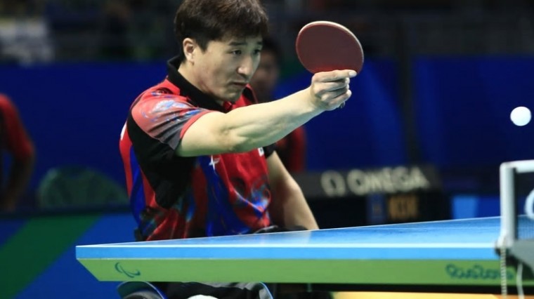 한국 장애인 탁구의 터줏대감으로 불리며 도쿄 패럴림픽에 출전한 김영건 선수