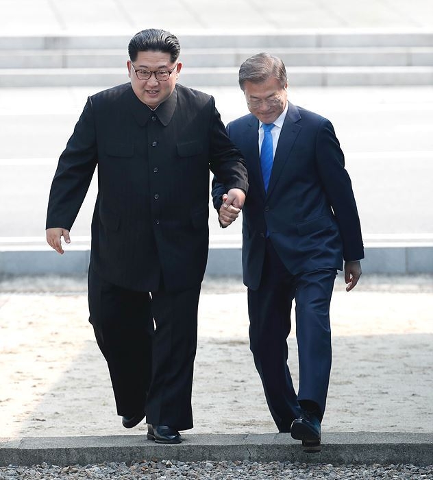 문재인 대통령과 김정은 북한 국방위원장 ⓒ뉴시스